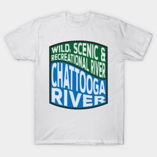 Chattooga River Wild, Scenic and Recreational River wave T-Shirt